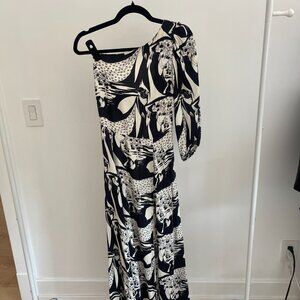 Reformation One Shoulder Dress, Like New (Size 4)